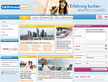 Tablet Screenshot of derhotel.com